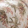 Full / Queen Cotton Coastal Palm Tree Floral 3 Piece Reversible Quilt Set