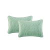 Queen Coastal Beach Starfish Seashell Seahorse Light Green Teal Quilt Set