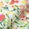 Full/Queen Lightweight Polyester Scalloped Edges Floral Quilt Set