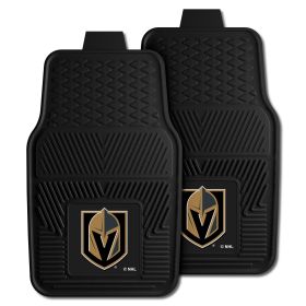 NHL - Vegas Golden Knights 2-pc Vinyl Car Mats 17"x27"