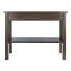 Stafford Console Hall Table; Oyster Gray