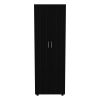 Slim Armoire Barkley, Bedroom, Black