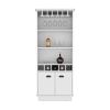 Bar Cabinet Taholah, Living Room, White