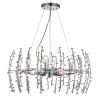 Aralyne 8-light Crystal and Chrome Twig Bud Chandelier