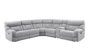 Park City - 5 Piece Sectional - Pearl Silver