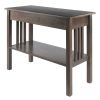 Stafford Console Hall Table; Oyster Gray