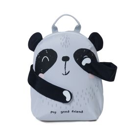 SUNVENO Children's Backpack Kindergarten Shoulder Bag For Kids 2-6 Years Carton Design, Cute Pet Series (Color: PANDA)